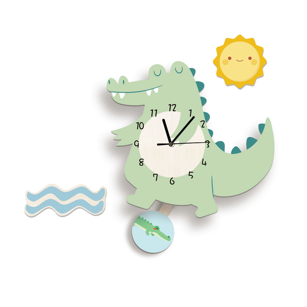 Horloges pour enfants avec Pendule Crocodile
