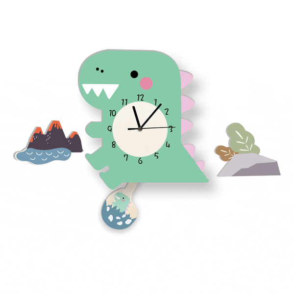 Horloge pour enfants avec Pendule Dinosaure