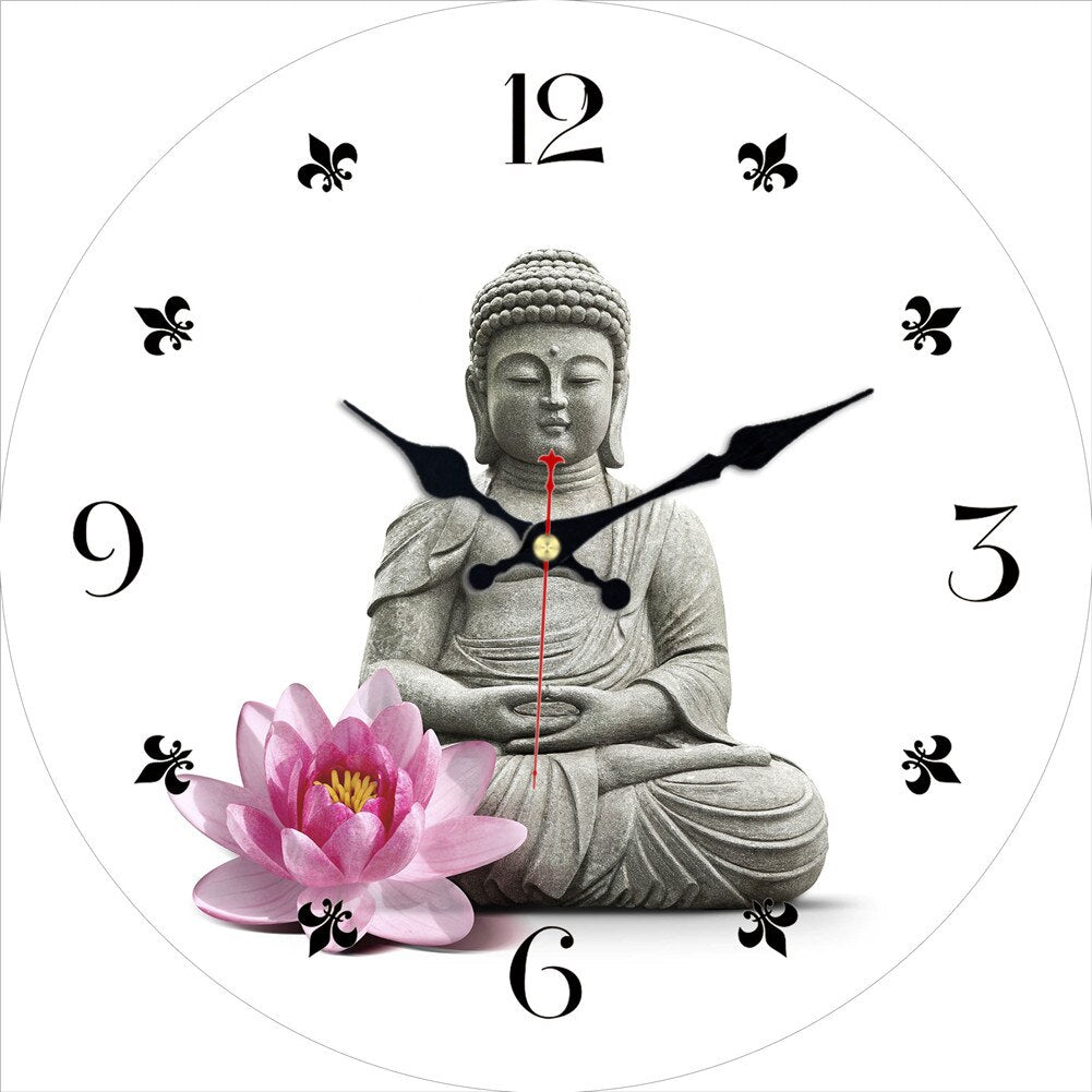 Horloge Scandinave Design Buddha