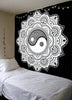 tenture murale scandinave yin yang