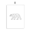 Tableaux Scandinaves Animaux Origami I