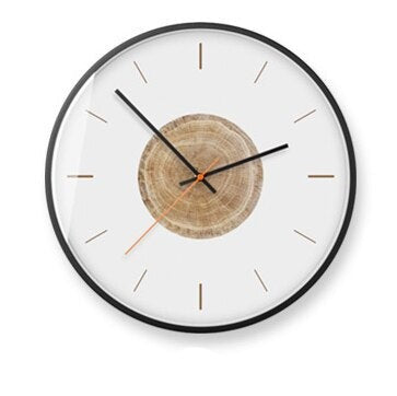 Horloge Scandinave Rond d'Arbre