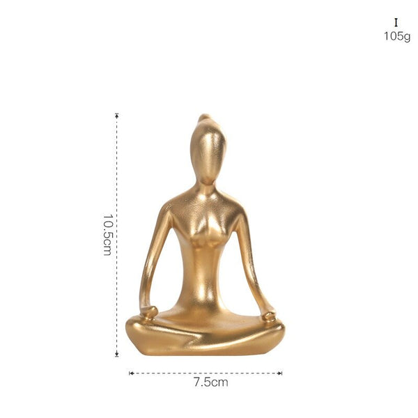 Statue Scandinave Figurine Yoga I