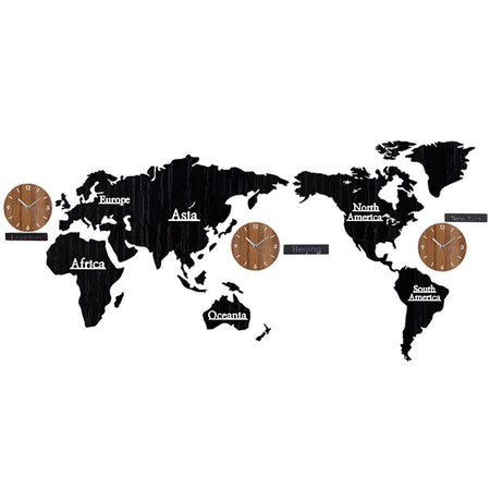Horloges Scandinaves Carte du Monde