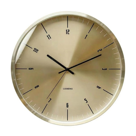 Horloge Scandinave Dorée