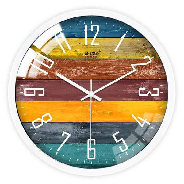 horloge scandinave multi couleur