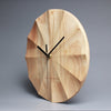horloge moderne scandinave bois naturel